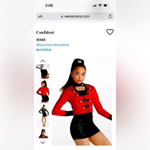 Weissman confident ringmaster costume